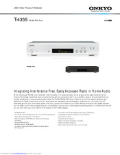Onkyo T-4355 Product Release