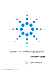 Agilent Technologies 81101A Reference Manual