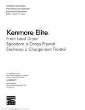 Kenmore 41781100000 Installation Instructions Manual