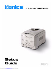 Konica Minolta 7820dxn Setup Manual