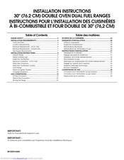 Kitchenaid KDRS505XSS01 Installation Instructions Manual
