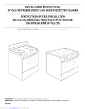 Kitchenaid KESI901PWH00 Installation Instructions Manual