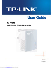 Tp Link TL-PA210 User Manual