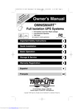 Tripp Lite 120V Input Owner's Manual