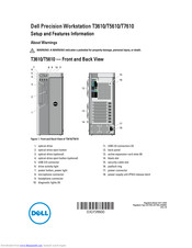 Dell Precision T5610 Setup And Features Information