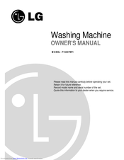 LG T1503TEF1 Owner's Manual