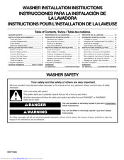 Kenmore 11026652502 Installation Instructions Manual