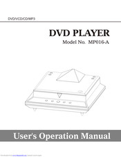 CyberHome MP016-A User's Operation Manual