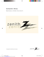 Zenith C27J28C Operating Manual