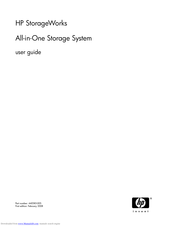 HP STORAGEWORKS ALL-IN-ONE STORAGE SYSTEM User Manual