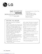 Lg LCG3691ST Installation Instructions Manual