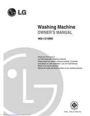 LG WD-1210RD Owner's Manual
