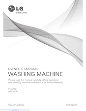 LG WD-18DR Owner's Manual