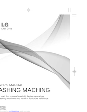 LG WF-D1617DD Owner's Manual