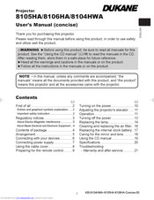 Dukane 8105HA User Manual