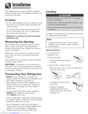 Maytag Performa MBF2562HEB Installation Instructions Manual