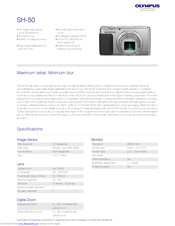Olympus SH-50 Specifications