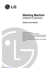 LG WD-12278RD Owner's Manual