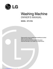 LG WT-H756 Owner's Manual