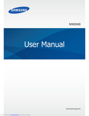 Samsung N900W8 User Manual