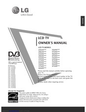 LG 47LH8 Series Owner's Manual