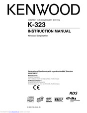 Kenwood K-323 Instruction Manual