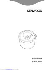Kenwood A957 User Manual