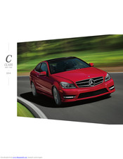 Mercedes-benz C Class Coupe 2014 Overview