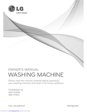 LG WM-1114SW Owner's Manual
