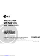 LG MH-2380NS Owner's Manual