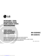 LG MH-6580IXC Owner's Manual