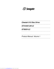 Seagate Cheetah X15 ST318451LW Product Manual