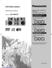 PANASONIC SC-VK61D Operating Instructions Manual