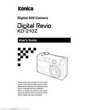 Konica Minolta Digital Revio KD-210Z User Manual
