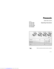 PANASONIC NV-DS12B Operating Instructions Manual