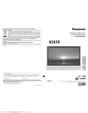 PANASONIC VIERA TH-42PX63EH Operating Instructions Manual