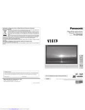 PANASONIC VIERA TH-42PX64E Operating Instructions Manual