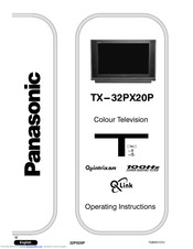 PANASONIC TX-32PX20P Operating Instructions Manual