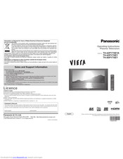 PANASONIC Viera TH-42PY70EY Operating Instructions Manual