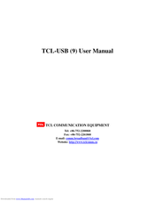 TCL TCL-USB 9 User Manual