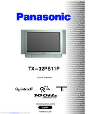 PANASONIC TX-32PM11D Operating Instructions Manual
