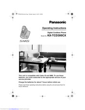 PANASONIC KX-TCD300CX Operating Instructions Manual