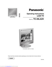 PANASONIC TC-20LA2H Operating Instructions Manual