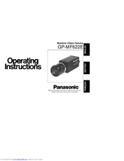 PANASONIC GP-MF622E Operating	 Instruction