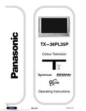 PANASONIC TX-36PL35P Operating Instructions Manual