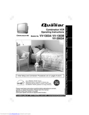 Quasar Omnivision VV-2003A Operating Instructions Manual