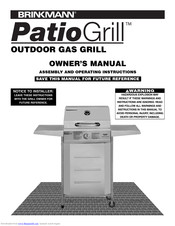 Brinkmann PatioGrill 810-4010-0 Owner's Manual