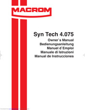 Macrom Syn Tech 4.075 Owner's Manual