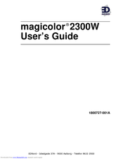 Konica Minolta Magicolor 2300W User Manual