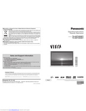 PANASONIC Viera TH-50PV600EY Operating Instructions Manual